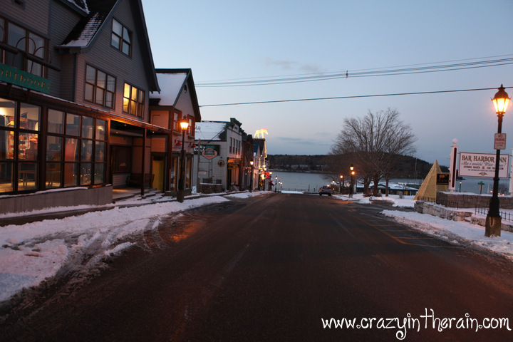 Snow Acadia National Park Bar Harbor Maine