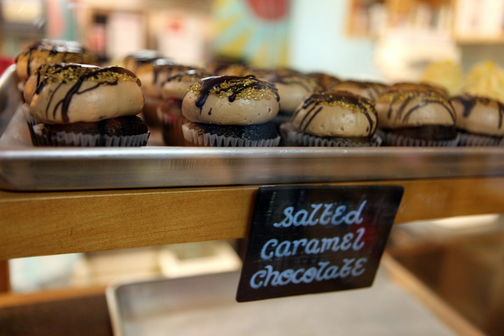 Salted Caramel Chocolate Cupcake