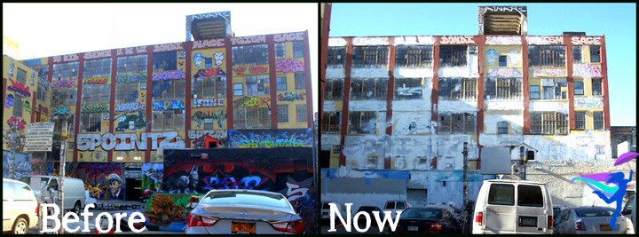5 pointz whitewashed demolished long island city
