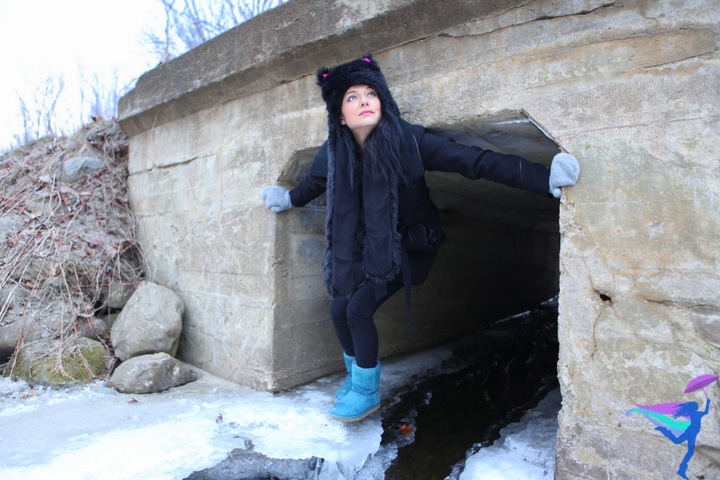 The Legendary Adventures of Anna frozen stream Maine