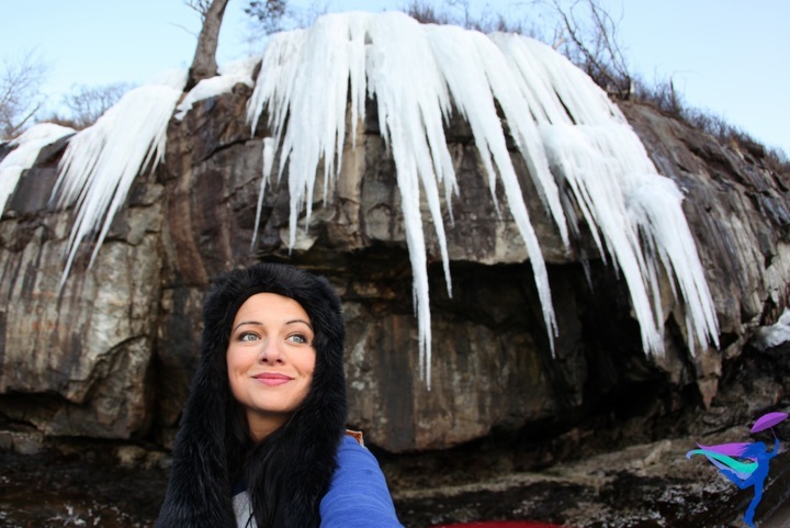 Maine Winter icicles