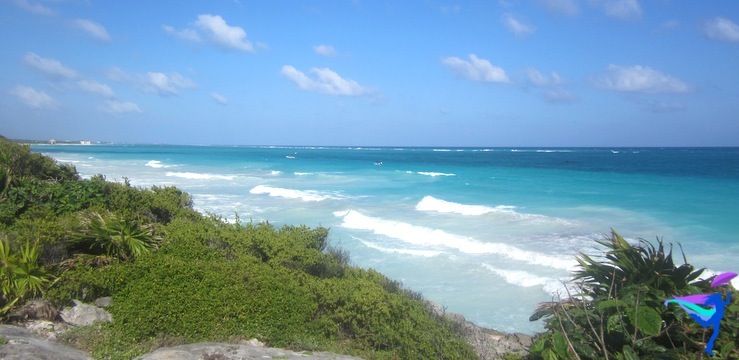 Tulum Mexico Blue Water Ocean