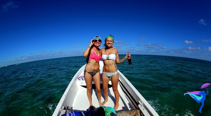 GoFish Belize boat
