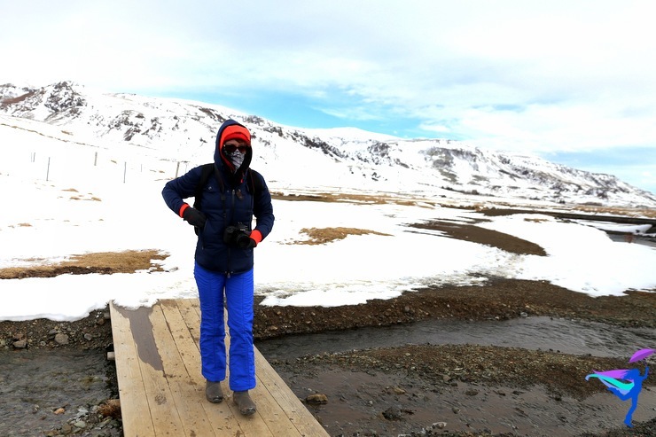 Blizzard Hike Hot River Hveragerði Iceland 