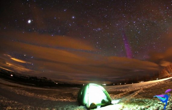 Winter Camping Iceland Northern Lights