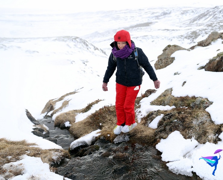 snow winter hike Iceland