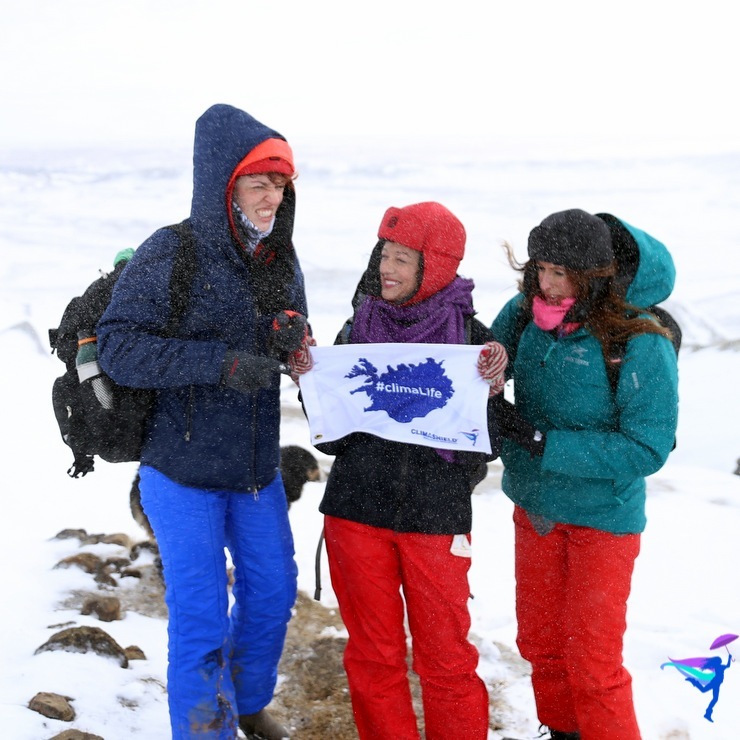 snow winter hike Iceland