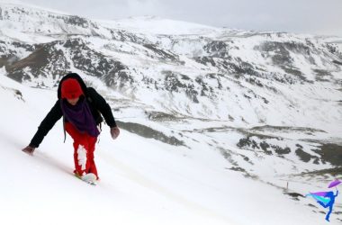 snow winter hike Iceland