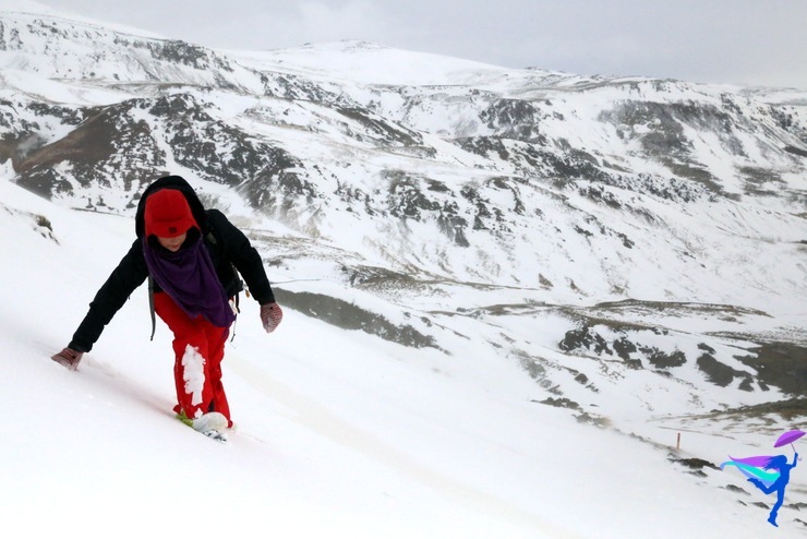 snow winter hike Iceland