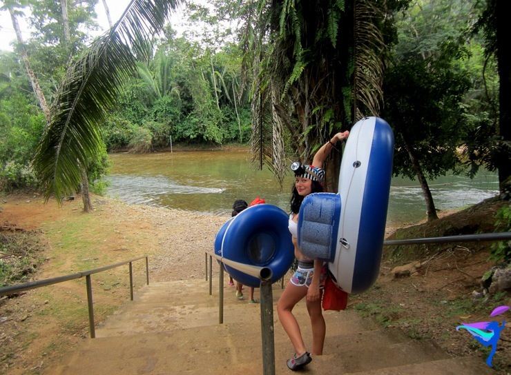 Belmopan, Belize Cave Tubing