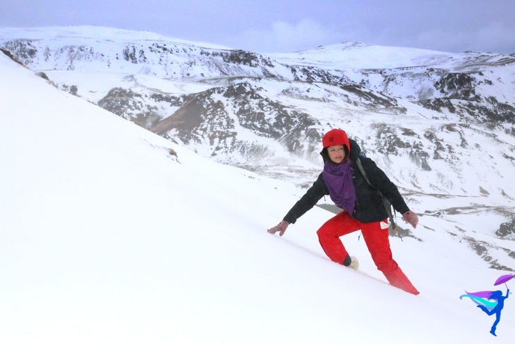 snow winter hike Iceland