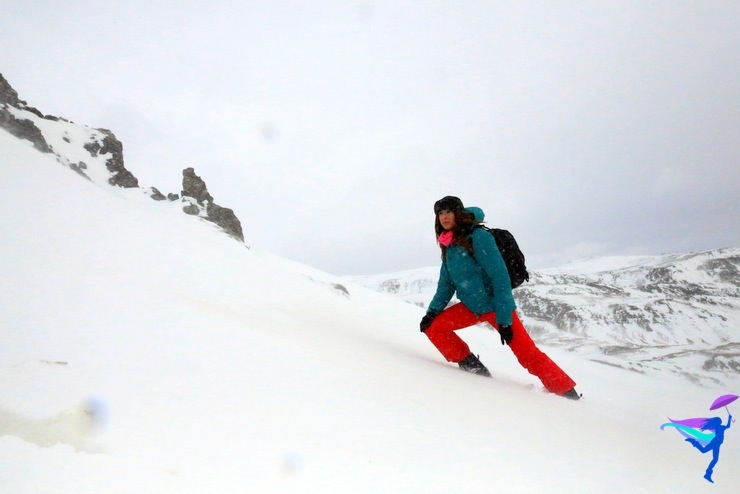 snow winter hike Iceland