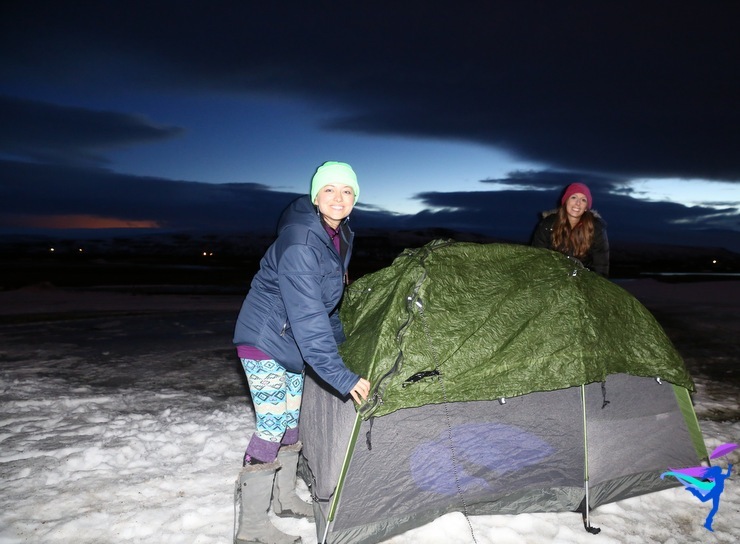Winter Camping Iceland