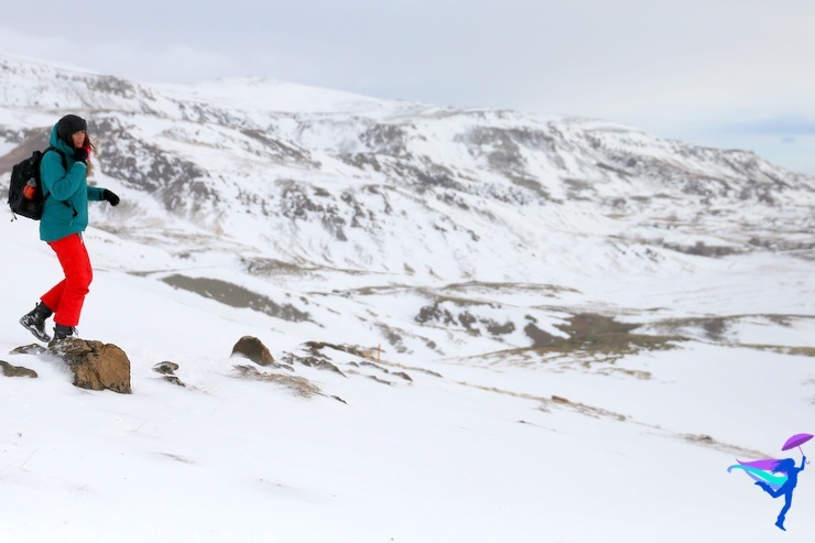 snow winter hike Iceland