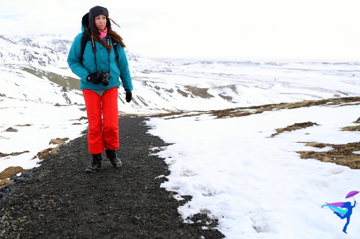 snow winter hike Iceland