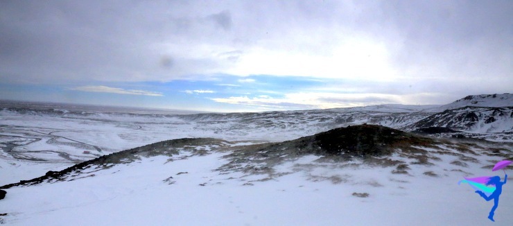 snow winter hike Iceland