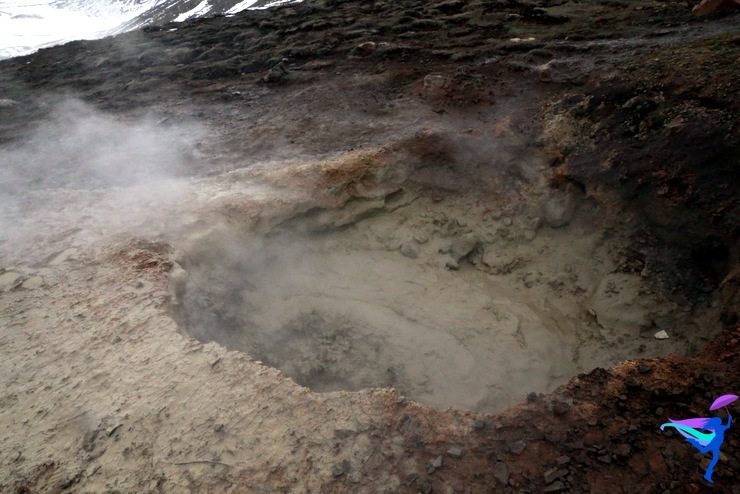 Iceland boiling mud