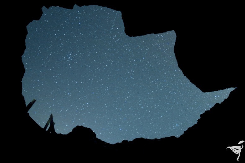 night sky stars Iceland