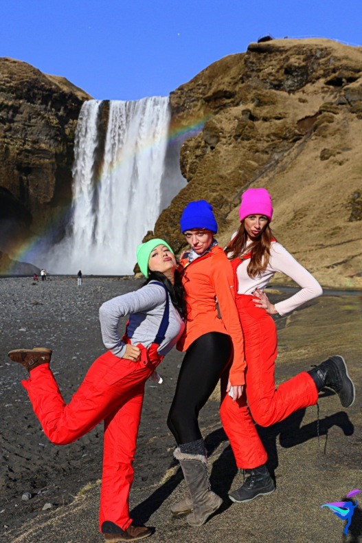 Skógafoss Waterfall Iceland Rainbow