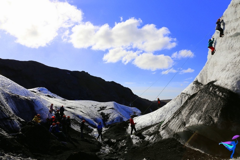 Blue Ice Climbing Arctic Adventures on Sólheimajökull Glacier  - Iceland
