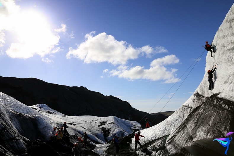 Blue Ice Climbing Arctic Adventures on Sólheimajökull Glacier  - Iceland