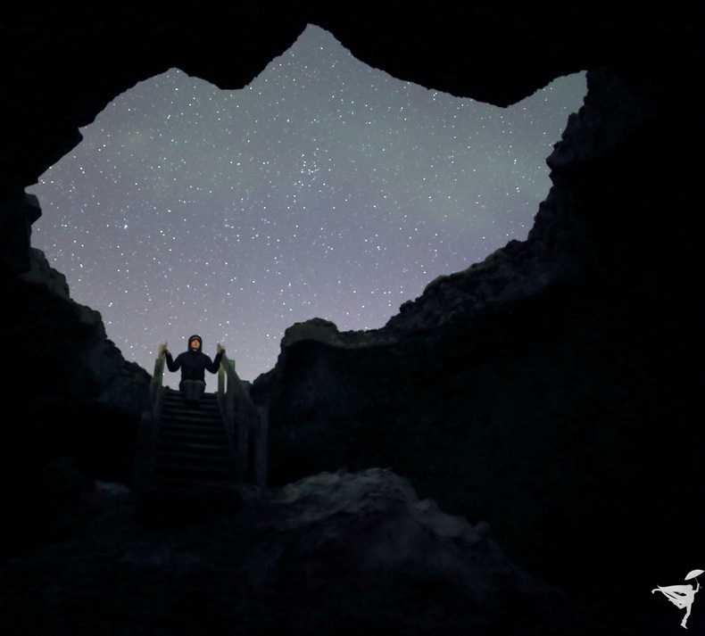 night sky stars Iceland