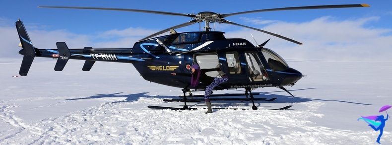 Yoga Helicopter Iceland