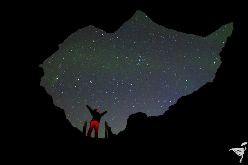night sky stars Iceland