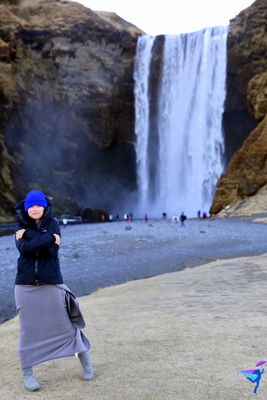Skógafoss Waterfall Iceland Rainbow