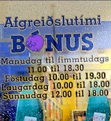Bonus Iceland Hours