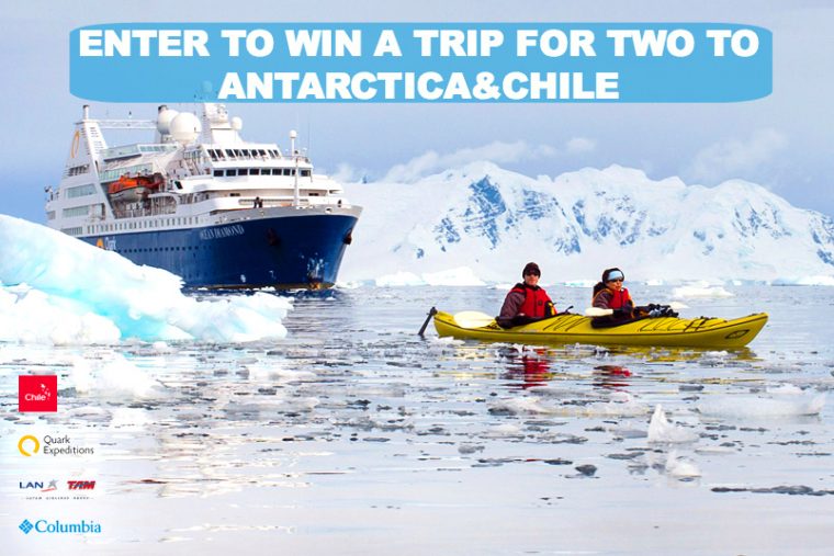 Win a trip for two to Antarctica and Chile