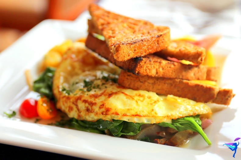 West Coast Wilderness Lodge Vacations Abroad Egmont, British Columbia breakfast omlette