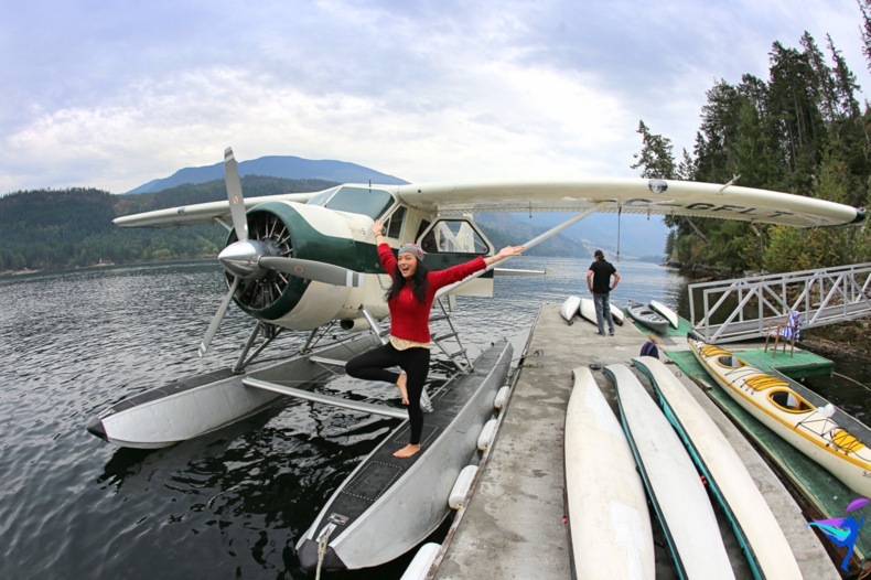 West Coast Wilderness Lodge Vacations Abroad Egmont, British Columbia scenic flight