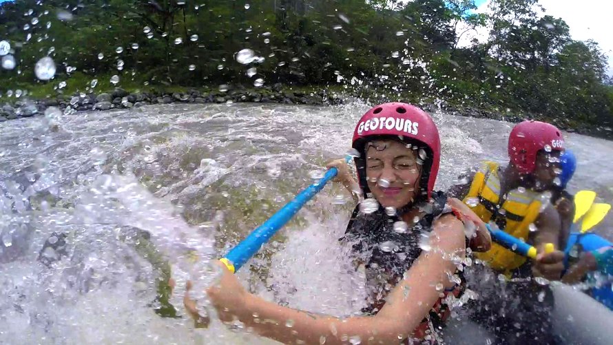 White Water Rafting Baños, Ecuador