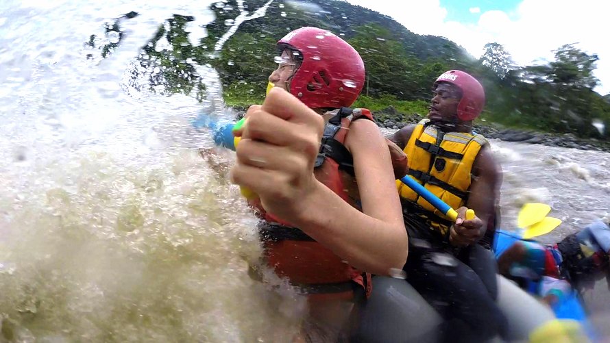White Water Rafting Baños, Ecuador
