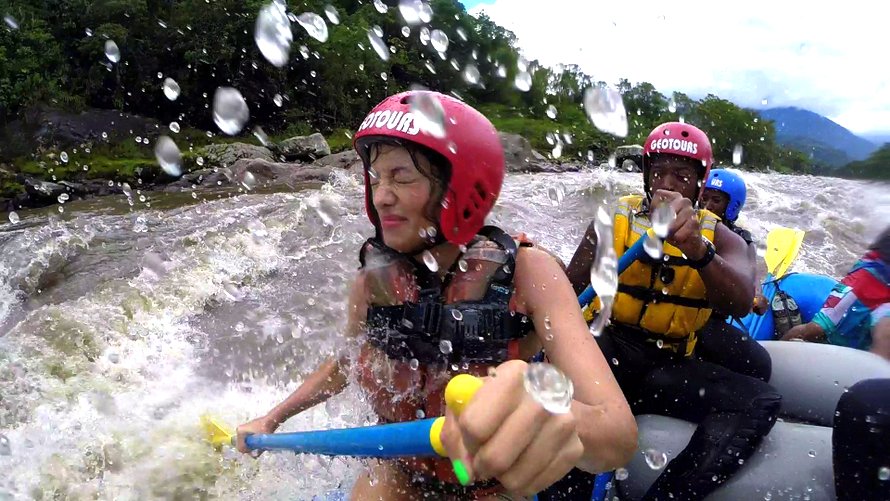 White Water Rafting Baños, Ecuador