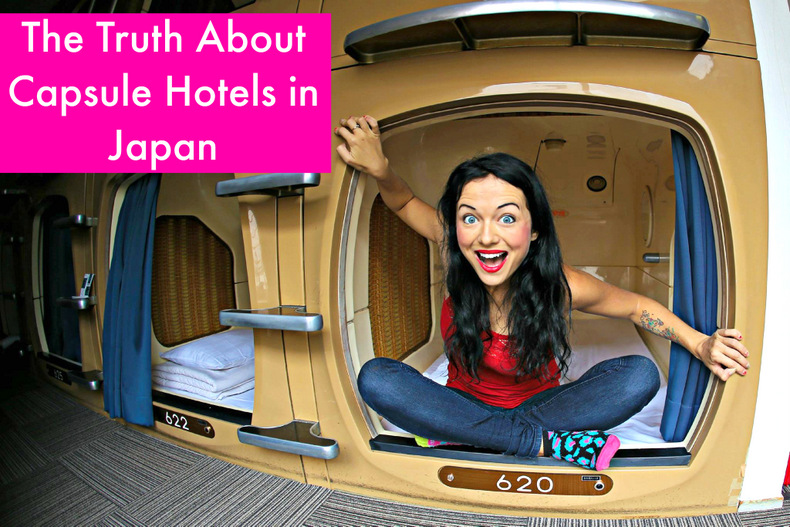 Capsule Hotel Tokyo Japan, Capsule Inn Kinshicho, women, tattoos Japan