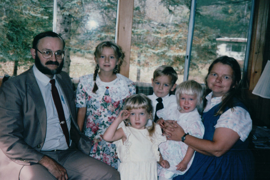 family ready for church