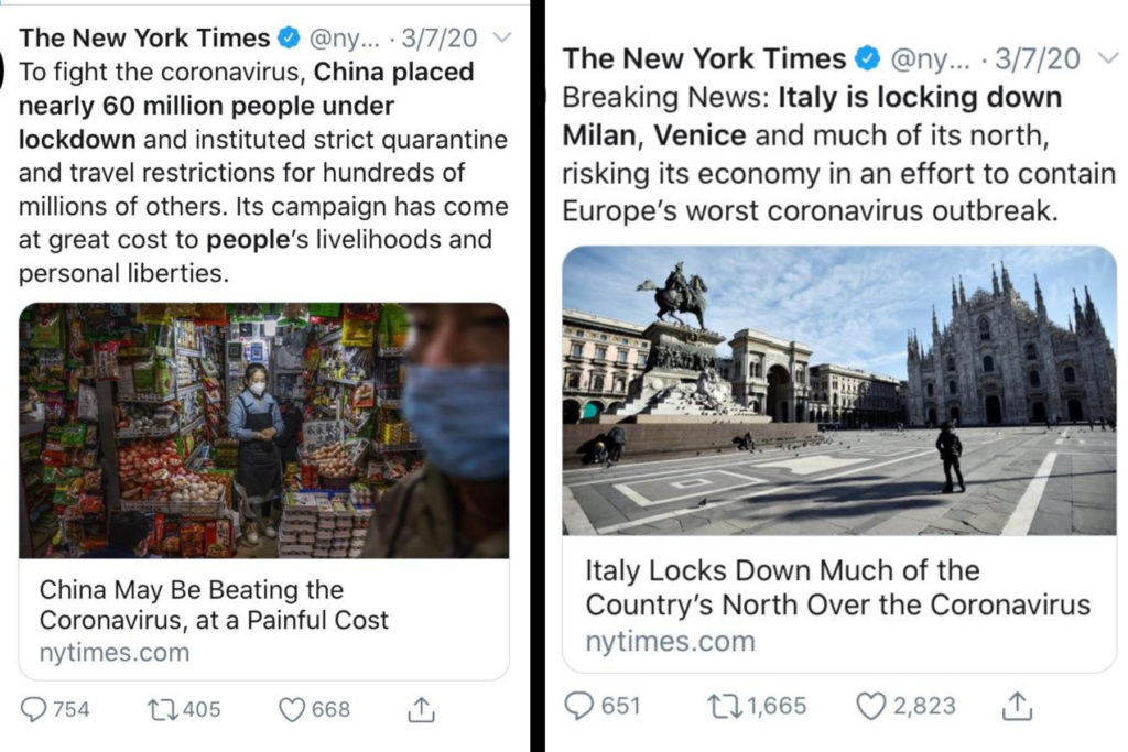 New York Times Corona Virus Racial Bias